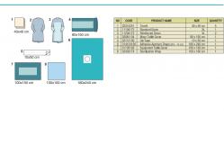 China EO Sterile Nonwoven ENT Drape Pack For Operation Room Customized supplier
