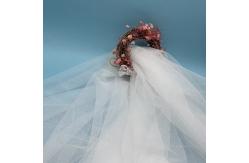 China High Density Wedding Dress Tulle Fabric 160cm Bridal Illusion Mesh Fabric supplier
