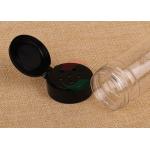 Customized Toothpick Clear Plastic Cylinder With Hole In Cover