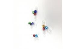 China Supplement Capsule Plastic Pill Bottles Container PP Material With Metal Cap supplier