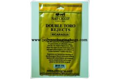 China Portable Yellow OPP / LDPE  Moisturizing Zipper Cigar Bag With Humidifier and window supplier