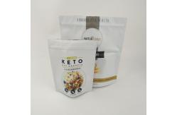 China 3.5g Edible Food Packaging Bag Mylar Stand Up Pouches With Zipper Window supplier