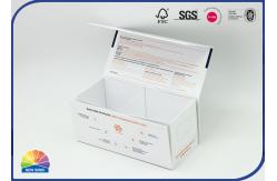 China 1200gsm Grey Cardboard Foldable Gift Box With Custom Spot UV Logo supplier