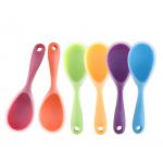 6 Pack Non Stick Silicone Rice Spoon Paddle Food Service Spoon for sale
