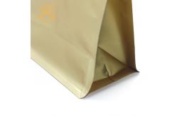 China Resealable Lock Coffee Packaging Bags With Degassing Valve And Zipper supplier