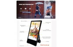 China Outdoor Movable Digital Display Totem Advertising Signage Waterproof IP65 Super Thin supplier