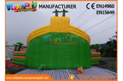 China 0.9mm PVC Tarpaulin Inflatable Water Parks , Large Dinosaur Swimming Pool And Slides supplier