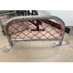 Galvanized Width 2.5m Chain Link Fabric Fencing For Revolt Activities for sale