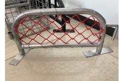 China Galvanized Width 2.5m Chain Link Fabric Fencing For Revolt Activities supplier