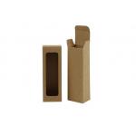 Biodegradable Kraft Paper Box Gift Packaging Boxes With Clear PVC Window for sale