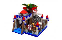 China New Design Classic Dino inflatable fun world , Pvc Inflatable Dino Jumping Castle supplier