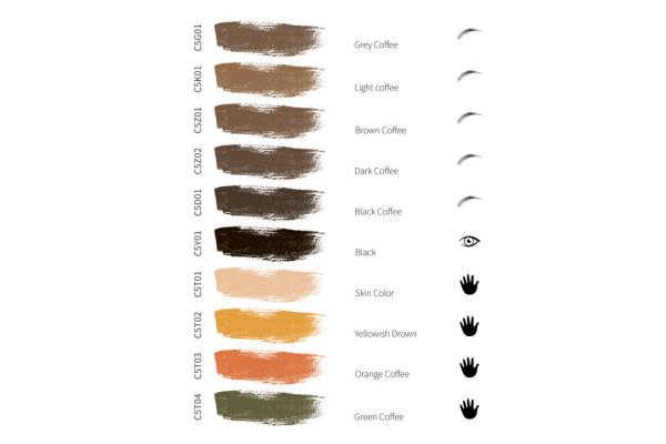 Hypoallergenic Cosmetic Makeup Tints Smooth Texture
