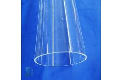 China Factory Custom Quartz Glass Pipe Large Diameter supplier