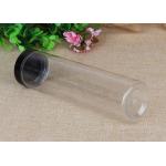 Tiny Size Candy / Noodle Packaging Clear Pet Jars Diameter 84 mm * Height 121mm for sale