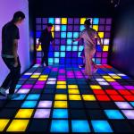 Team Building Escape Active 30x30cm Pixel Super Grid Interactive Dance Game for sale