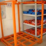 Q235B Steel Stacking Rack Customized Heavy Truck Foldable Storage Racks