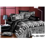 3D Disperse Printed Bedsheet Polyester Sheet Set for sale
