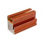 Waterproof Wood Finish Aluminium Profiles For Glass Window And Door for sale