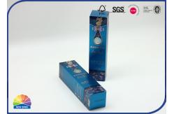 China Pretty Matte Lamination Folding Paper Gift Box With Special Design Blue supplier