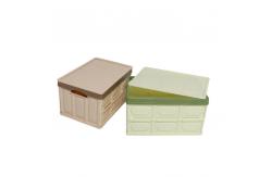 China Multiscene Collapsible Storage Bins With Lid , Sonsill Durable Foldable Plastic Bins supplier