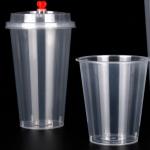 500ML Coffee Drink Pet Juice Bottles Customized Logo Disposable Drinking Bottle for sale