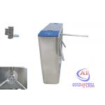 Three arms Tripod Barrier Gate RFID Turnstile with IC / ID card reader for Subway Station for sale