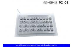 China Vandal Proof IP65 Mini USB Full Metal Keyboard For Self Service Terminal supplier