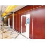 Movable Sound Proof Folding Partition Wall 65 Mm Thickness Melamine Finishing for sale