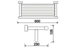 China Satin Finsh Bathroom Hardware Set Sus304 Fixtures Towel Rack Set supplier