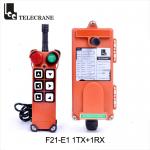 AC380V Telecrane Remote Control F21-E1 6 Keys 1 Speed Eot Crane Remote Control for sale