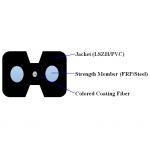 High Performance 1 Core FTTH Drop Cable Fiber Optic Network Cable for sale