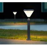 20ah Villa 3W Solar Garden Lights Painted Matte Outdoor Landscape Gate Decoration for sale