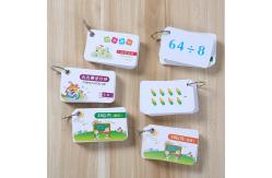 China Picture English Words Flash Cards Toddlers Babies Learning Matte Varnishing supplier