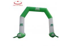 China Outdoor Event Inflatable Finish Arch Waterproof With Custom Printing supplier