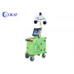 3.5m Telescopic Mast Mobile Sentry Surveillance Trailers For Construction Site for sale