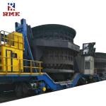Steerable Electric Powered Ladle Transfer Cart For Material Foundry Factory
