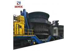 China Steerable Electric Powered Ladle Transfer Cart For Material Foundry Factory supplier