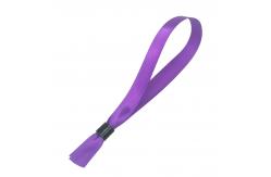 China OEM Woven Cloth Wristbands Security Locking With Plastic Clasp supplier