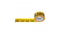China Electronic PVC Sensitive Aisle ESD Warning Tape For Packaging Anti Static Static supplier