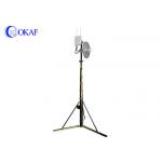 10 Meter 33ft Telescopic Antenna Mast Aluminum Hand Crank Telescopic Communication Tower for sale