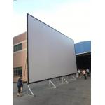 FCC ROHS Front And Rear Projector Screen Fast Folding Soft Fabric