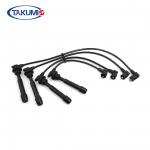 Daewoo Automobile Engine Silicone Spark Plug Cable With High Strength Shrapnel