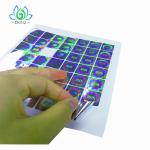 Anticounterfeiting Silver Goil 3D Tamper Proof Barcode Labels for sale