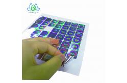 China Anticounterfeiting Silver Goil 3D Tamper Proof Barcode Labels supplier