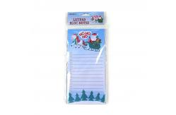 China Christmas Custom Printed Notebooks Rectangle Shape Listpad 80gsm Inner Paper supplier