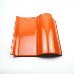 Classical Spanish Roof Tiles Customized Color Glazed French Waterproof Natural Clay Material for sale