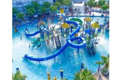 China Customized Playground Water Slide Medium Theme Park Aqua Tower supplier