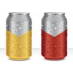 custom 8.4oz 250ml Aluminum Stubby Beer Can With Lids for sale