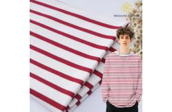 China Combing Striped Cotton Fabric 185cm Yarn Dyed Sweatshirt Material supplier