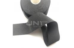 China Black Garments Accessories High Elasticity PA Coating 3.5cm Width OEKO Certificate supplier